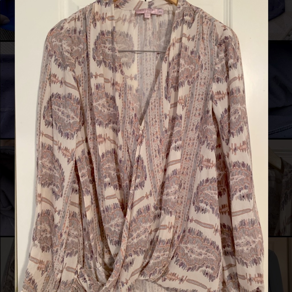 Calypso St. Barth silk blouse. Size XS.